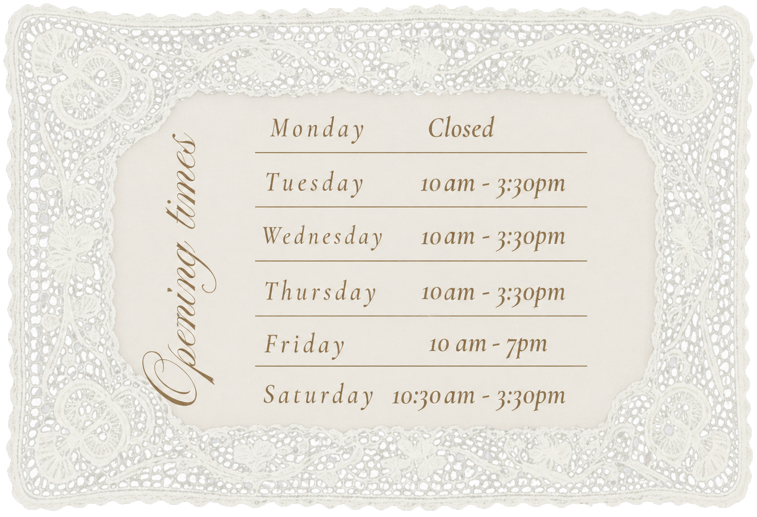 Itinerary